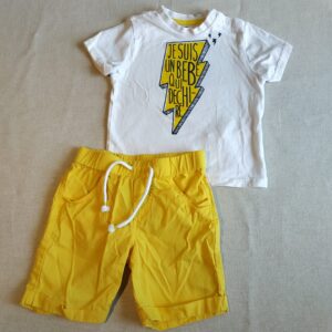 Ensemble 2 pièces - Grain de Blé - 18M