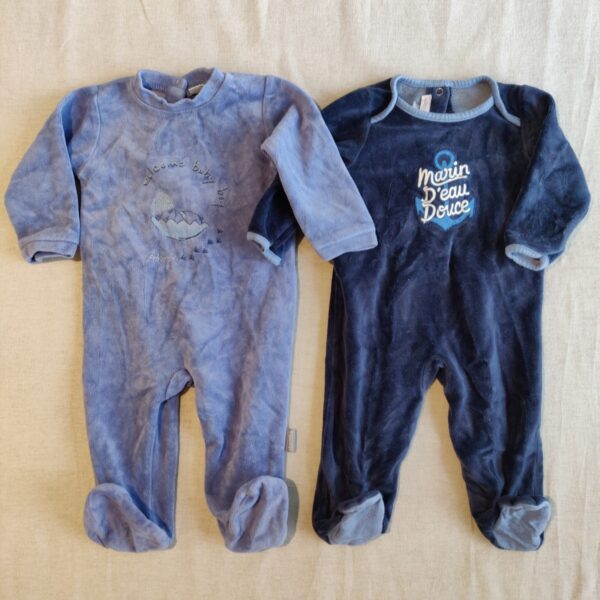 2 pyjamas 1 pièce - Absorba - 6M