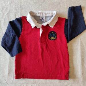 Polo manches longues - Petit Bateau - 12M