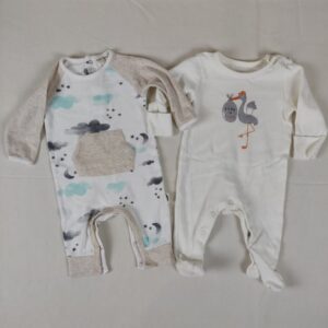 2 pyjamas 1 pièce - Multimarques - 1M