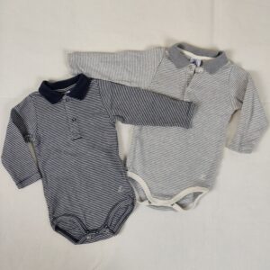 2 bodies - Petit Bateau - 6M