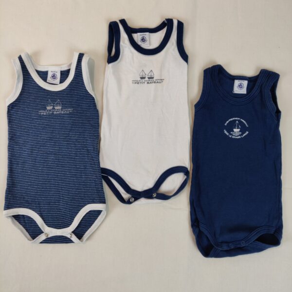 3 bodies - Petit Bateau - 6M
