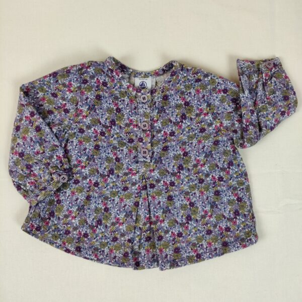Blouse manches longues - Petit Bateau - 6M