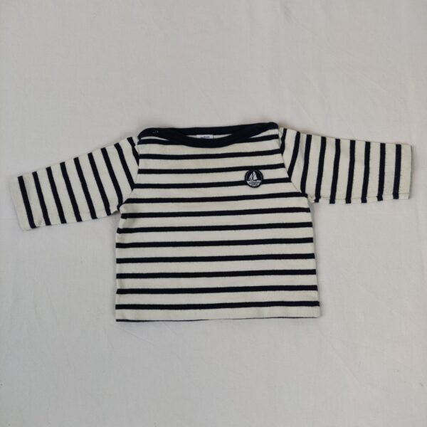 T-shirt manches longues - Petit Bateau - 6M