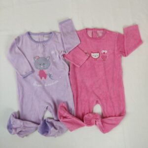 2 pyjamas 1 pièce - Multimarques - 18M