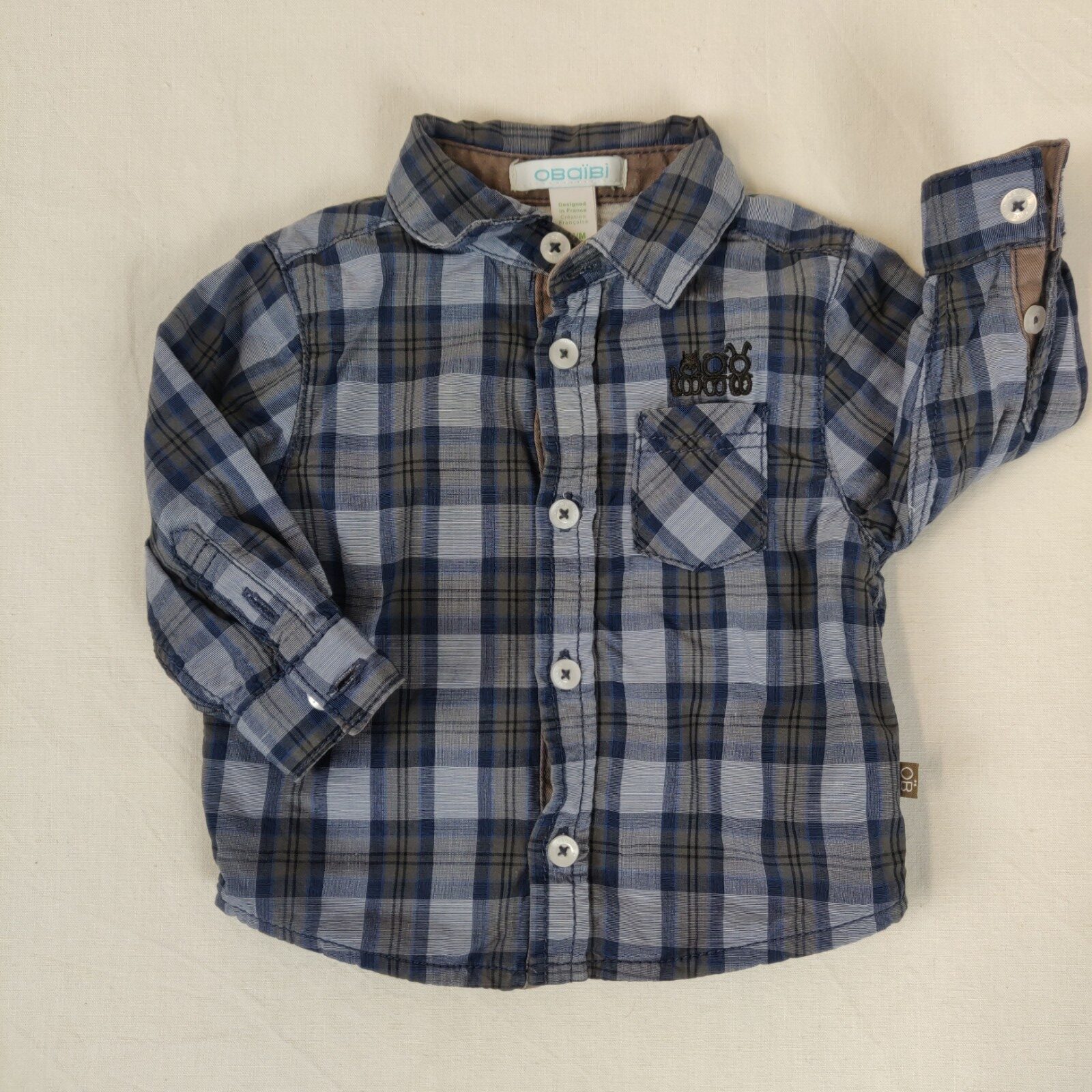 Chemise manches longues - Obaïbi - 3M