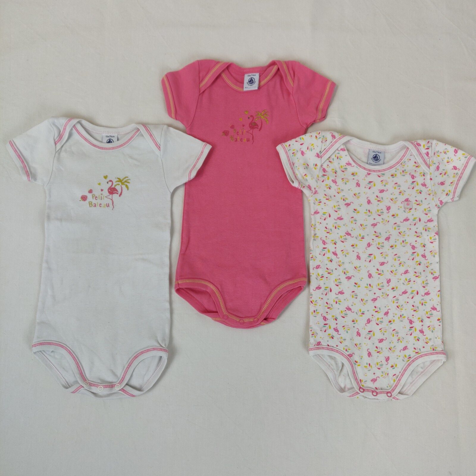 3 bodies - Petit Bateau - 12M