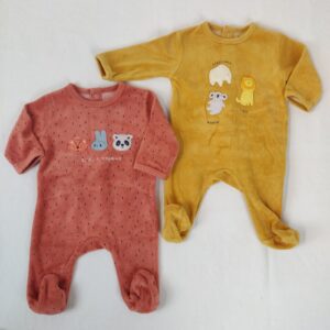 2 pyjamas 1 pièce - KIABI - 3M