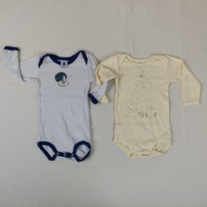 2 bodies - Petit Bateau - 6M