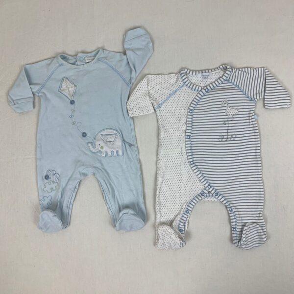 2 pyjamas 1 pièce - Multimarques - 3M
