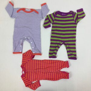 3 pyjamas 1 pièce - Multimarques - 6M