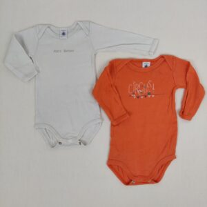 2 bodies - Petit Bateau - 9M