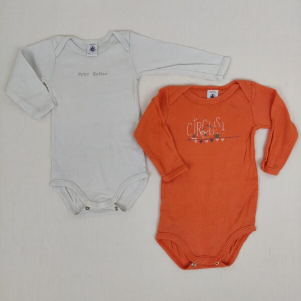 2 bodies - Petit Bateau - 9M