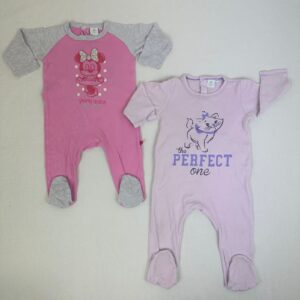 2 pyjamas 1 pièce - Disney - 12M