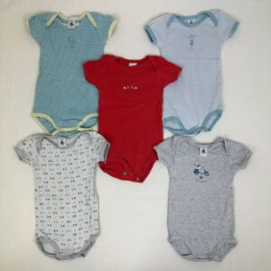 5 bodies - Petit Bateau - 12M