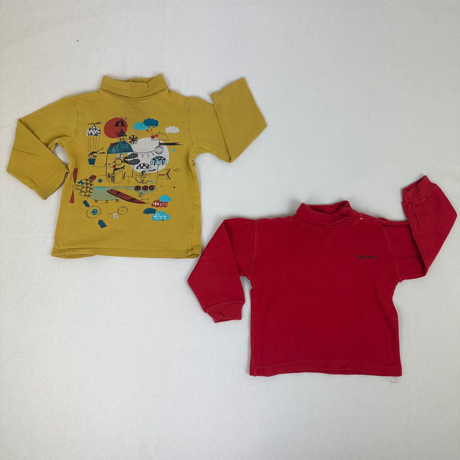 T-shirt col roulé - Multimarques - 2A