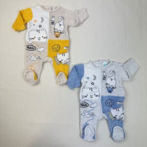 2 pyjamas 1 pièce - Tex - 1M