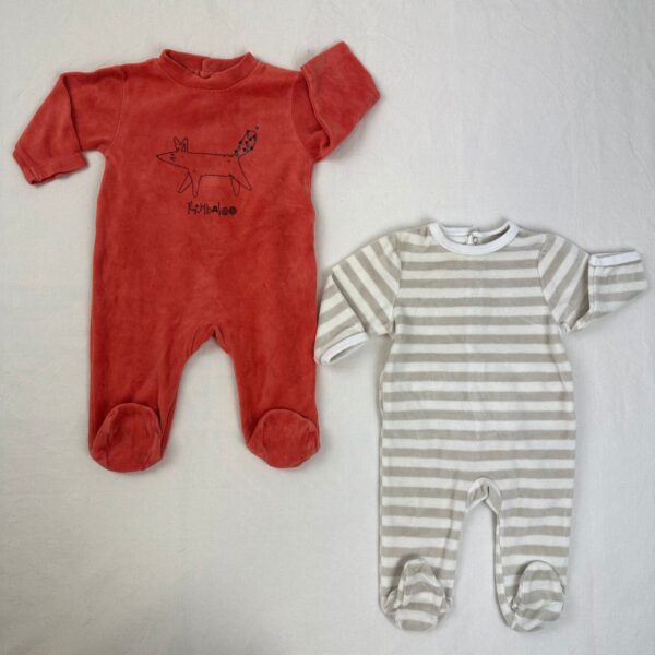 2 pyjamas 1 pièce - Multimarques - 3M