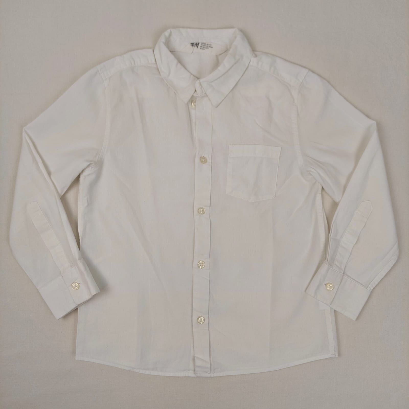 Chemise manches longues - H&M - 7A