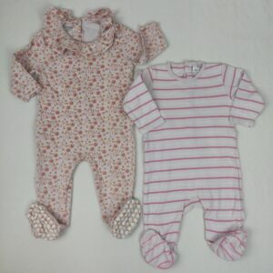 2 pyjamas 1 pièce - Multimarques - 12M