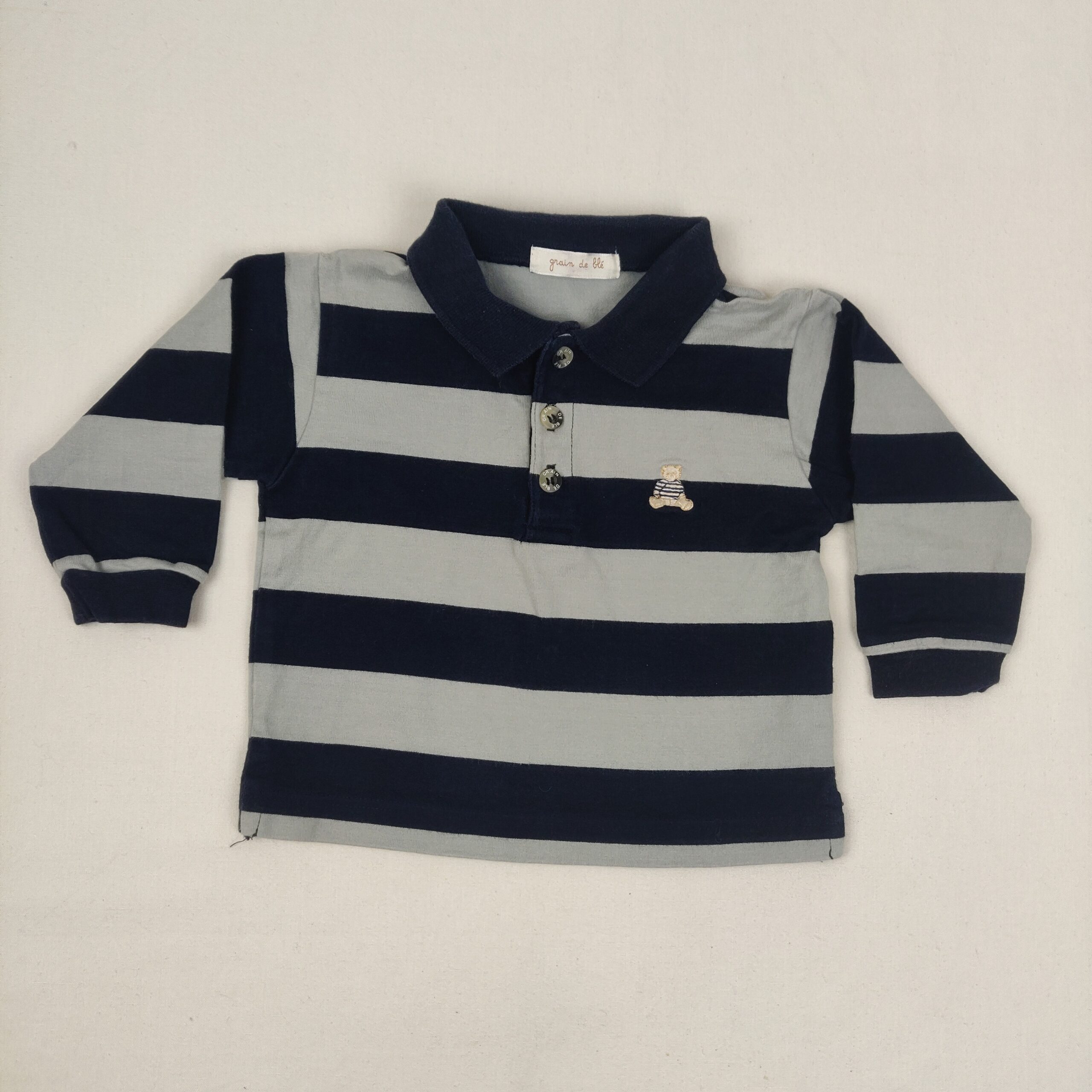 Polo manches longues - Grain de Blé - 6M