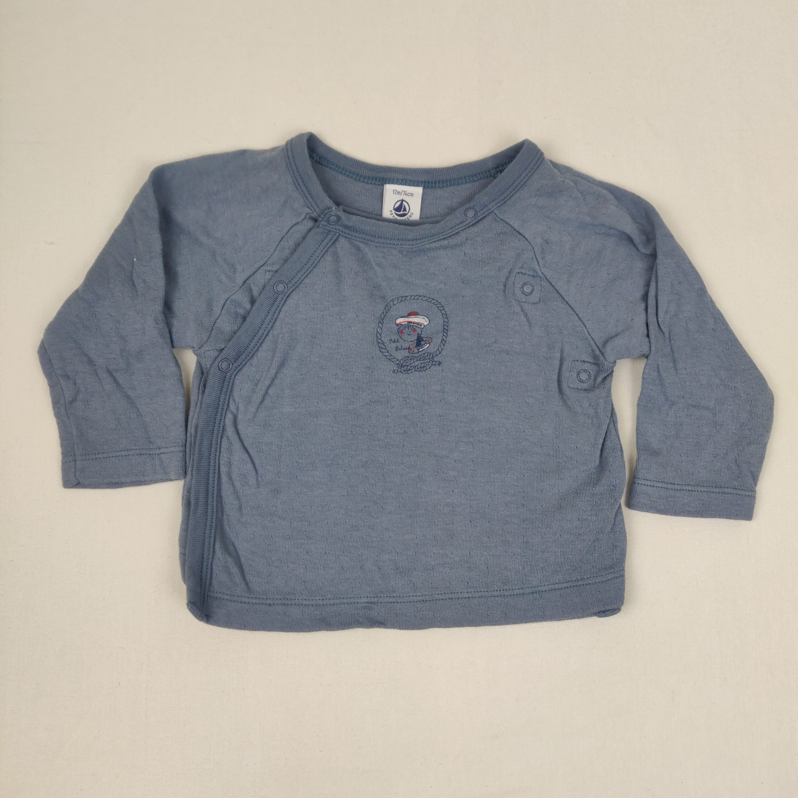 T-shirt manches longues - Petit Bateau - 12M