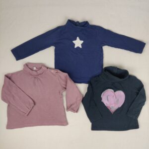 T-shirt col roulé - Multimarques - 2A