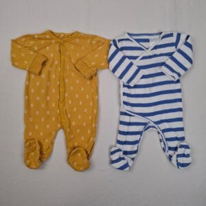 2 pyjamas 1 pièce - Multimarques - 3M