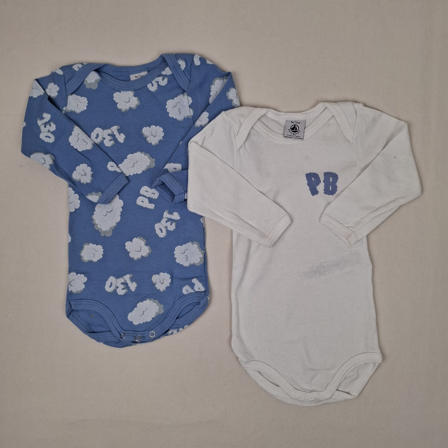 2 bodies - Petit Bateau - 9M