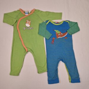2 pyjamas 1 pièce - Du Pareil au Même - 12M