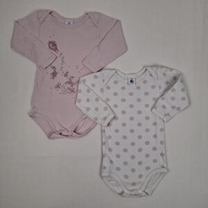 2 bodies - Petit Bateau - 12M