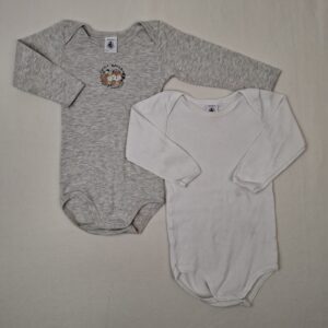 2 bodies - Petit Bateau - 12M