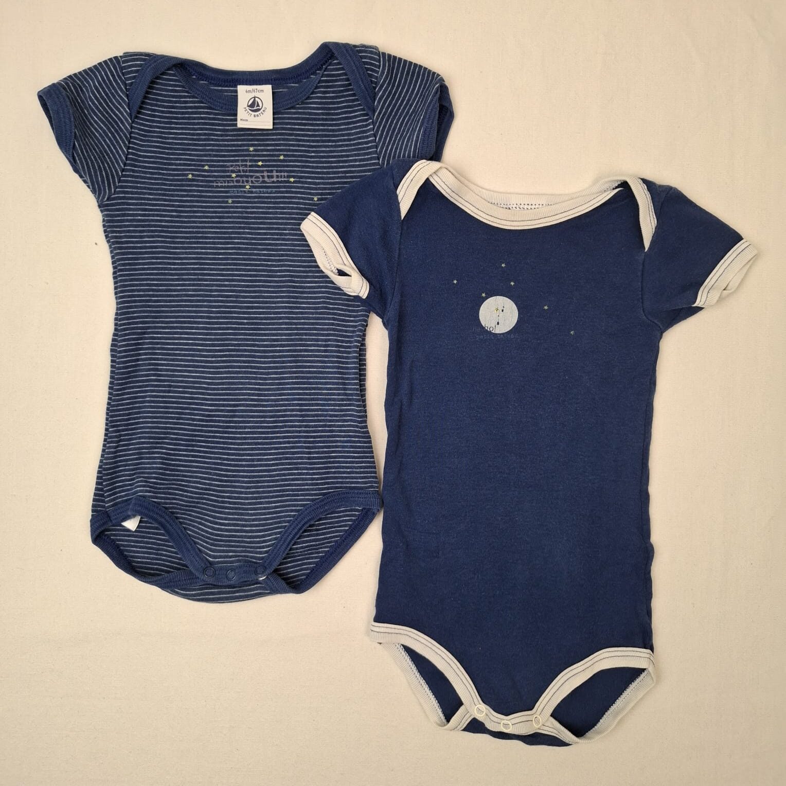 2 bodies - Petit Bateau - 6M
