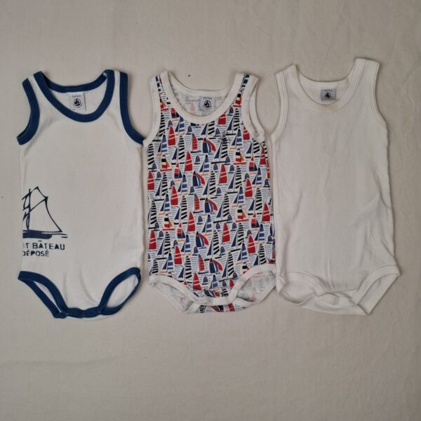 3 bodies - Petit Bateau - 12M