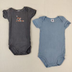2 bodies - Petit Bateau - 12M