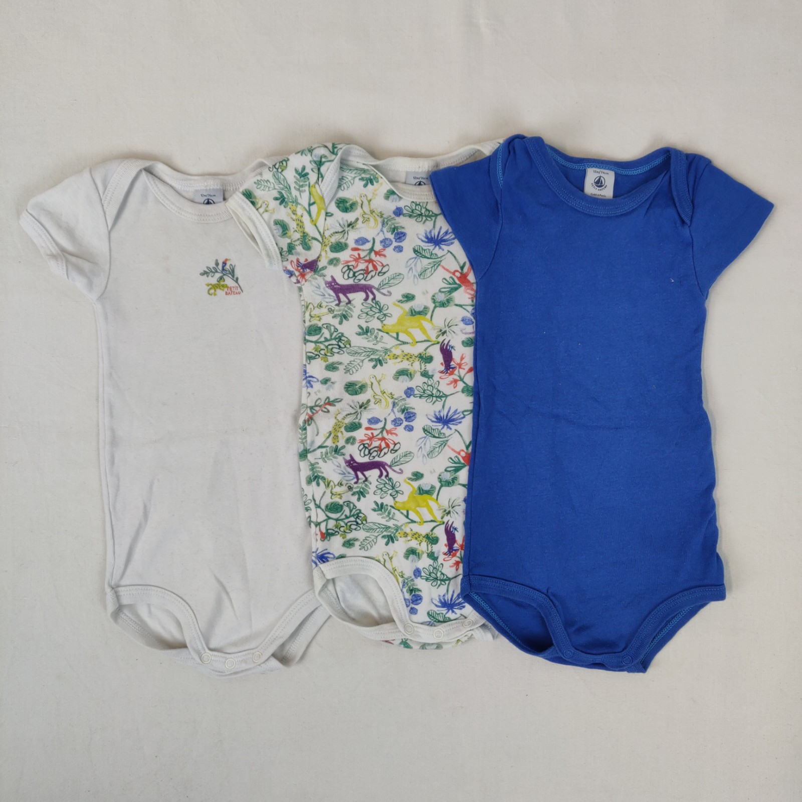 3 bodies - Petit Bateau - 12M