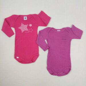 2 bodies - Petit Bateau - 6M