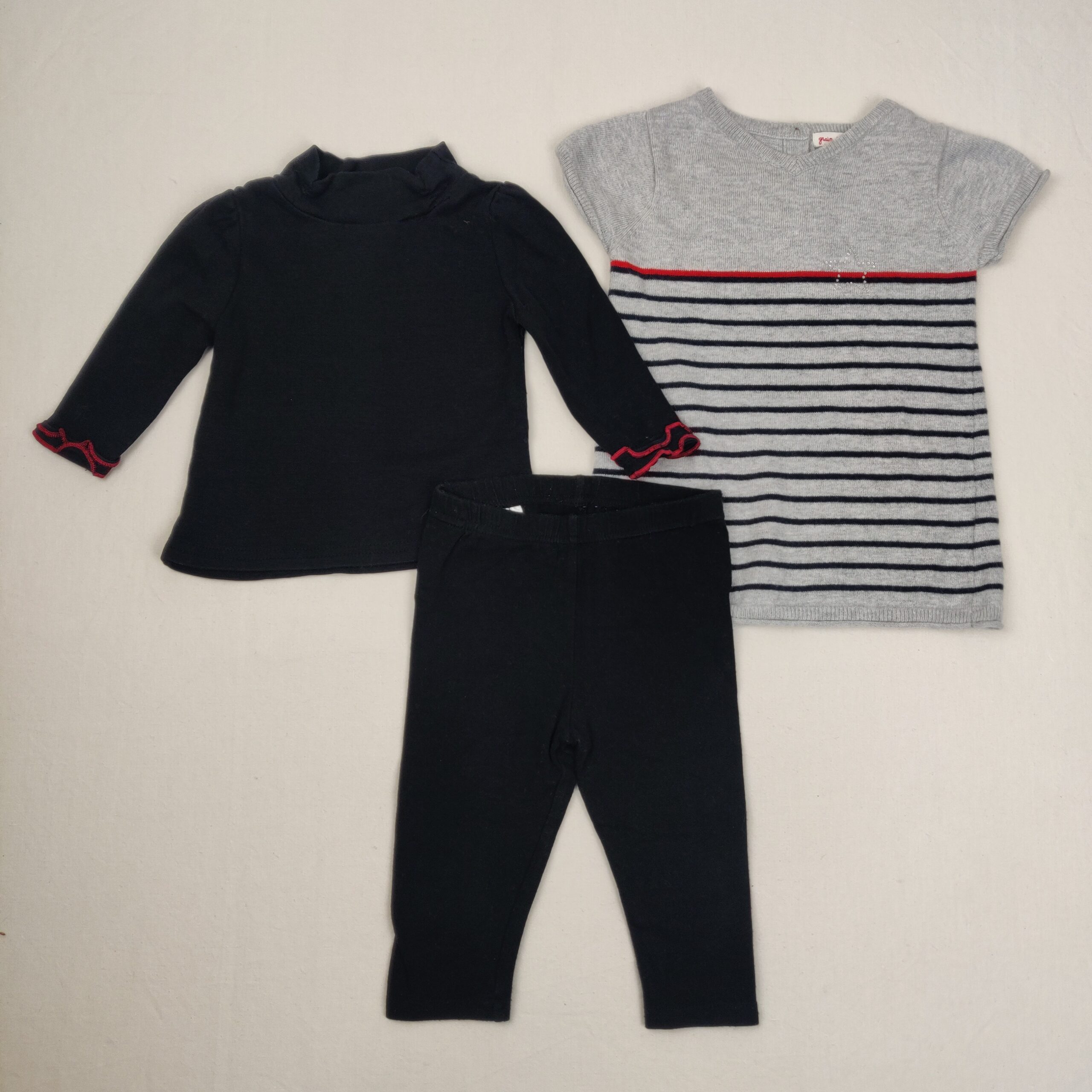 Ensemble 3 pièces - Grain de Blé - 12M