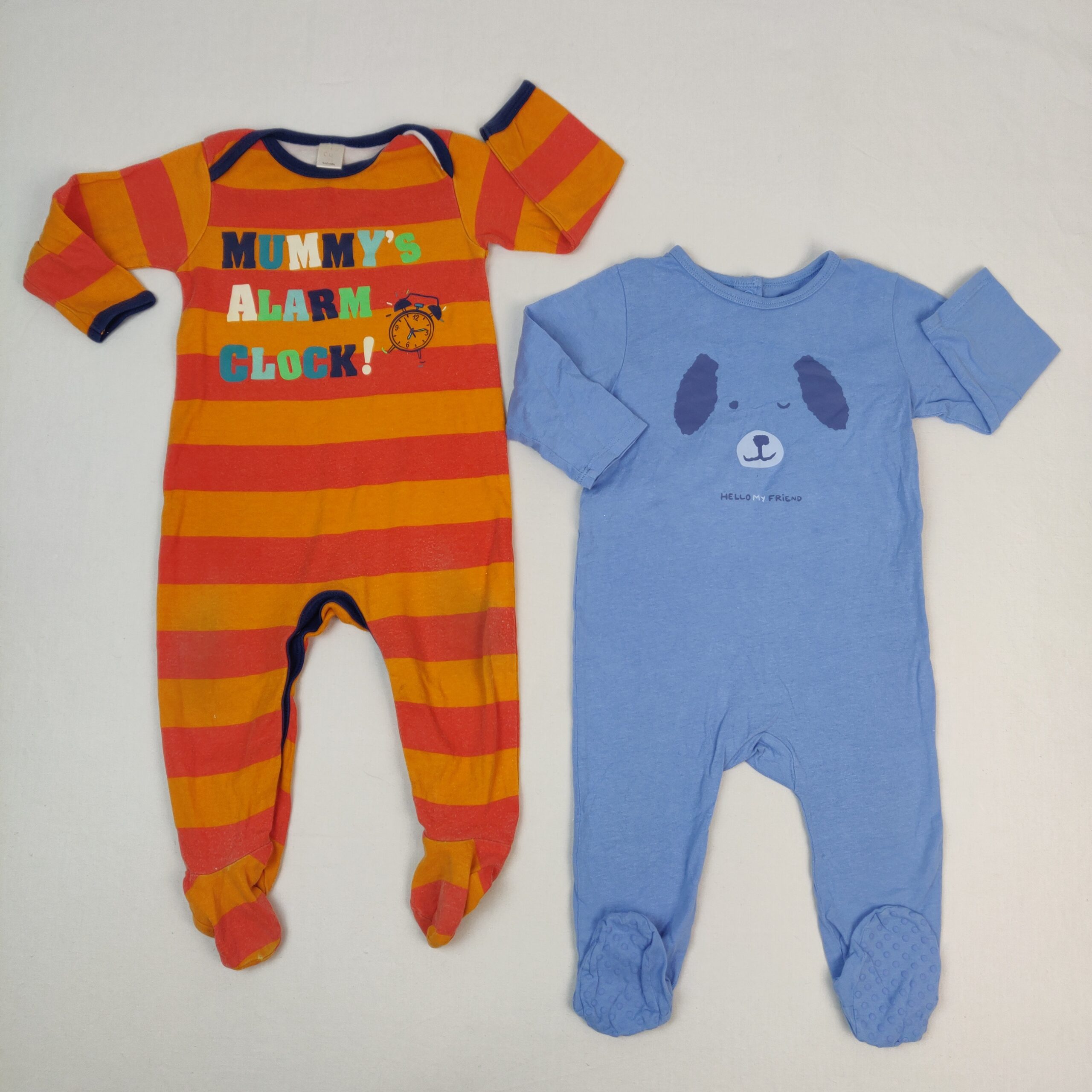 2 pyjamas 1 pièce - Multimarques - 12M