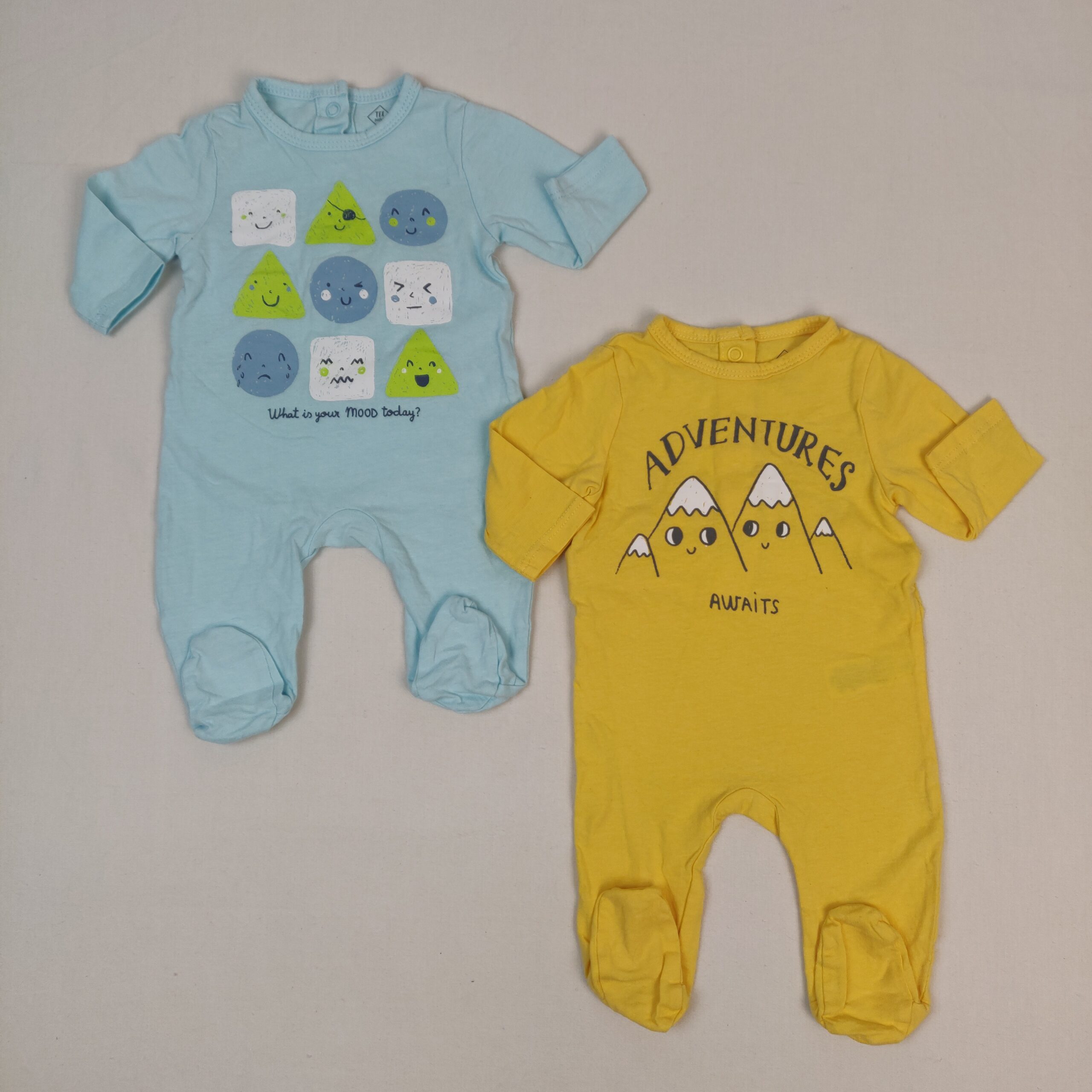 2 pyjamas 1 pièce - Tex - Naissance