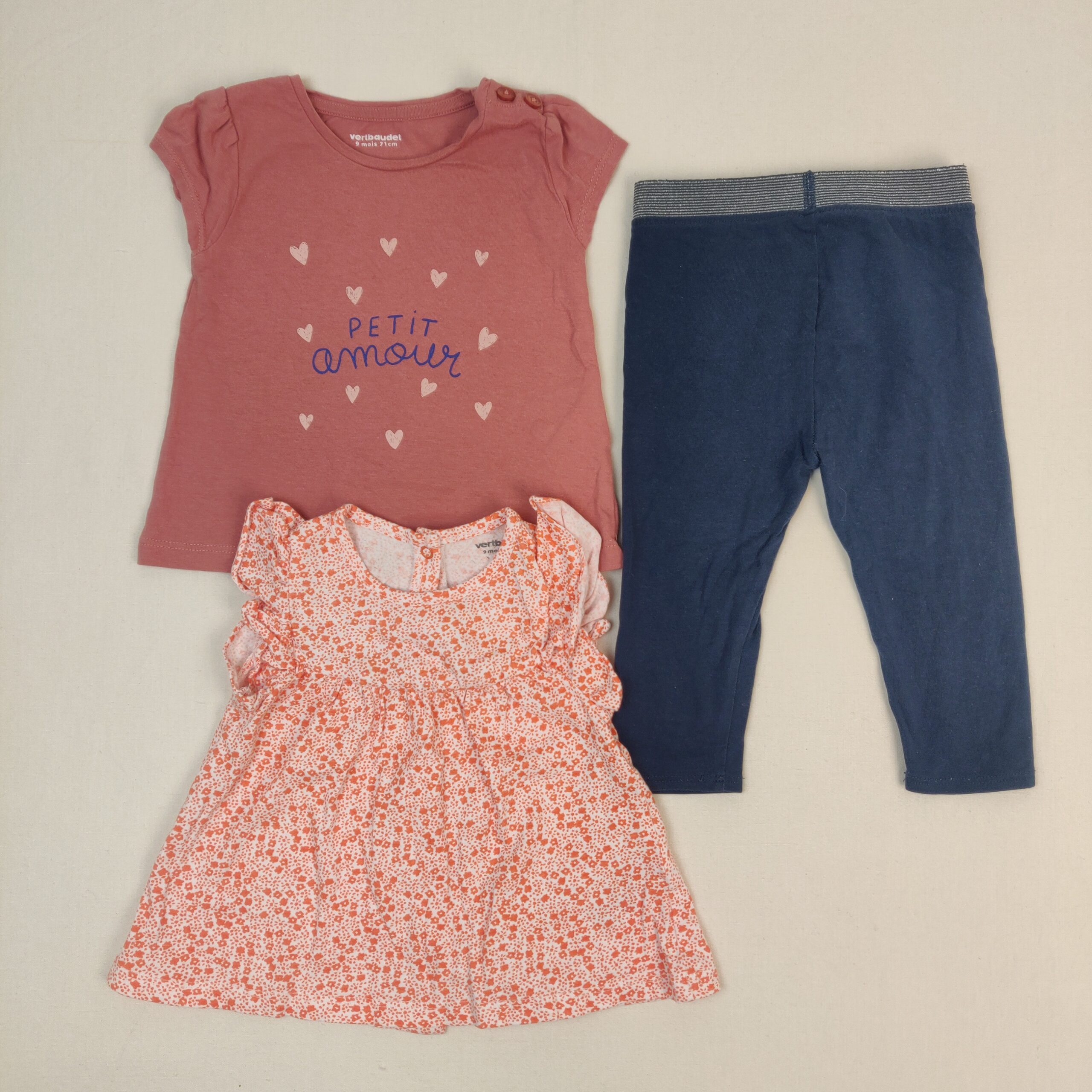 Ensemble 3 pièces - Vertbaudet - 9M