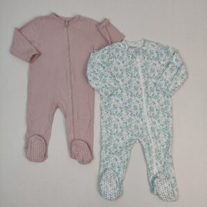 2 pyjamas 1 pièce - Vertbaudet - 12M