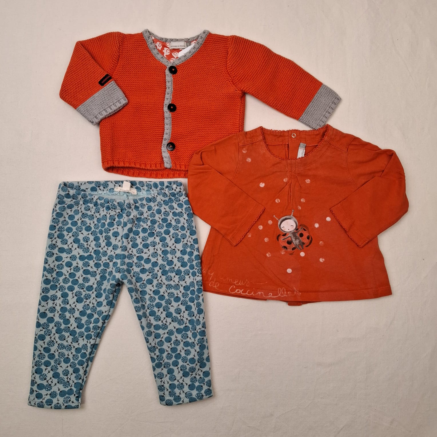 Ensemble 3 pièces - Catimini - 6M