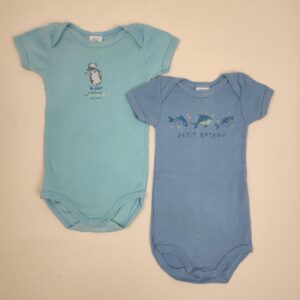 2 bodies - Petit Bateau - 6M