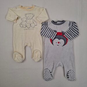 2 pyjamas 1 pièce - Tex - 1M