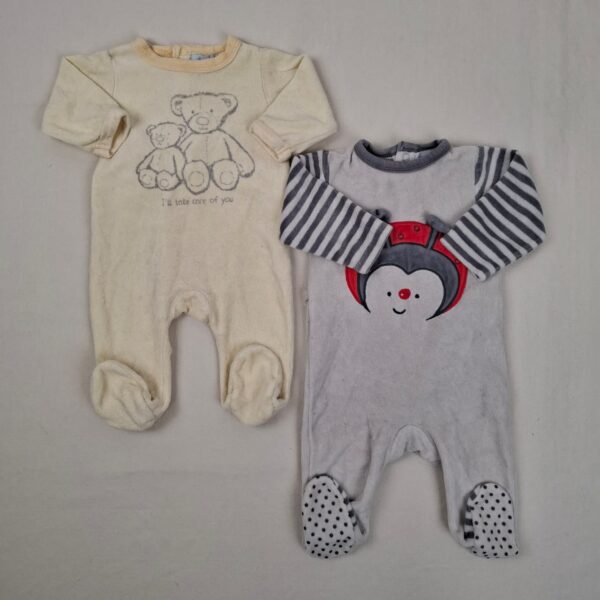 2 pyjamas 1 pièce - Tex - 1M