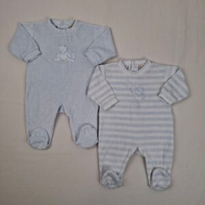 2 pyjamas 1 pièce - Grain de Blé - 3M