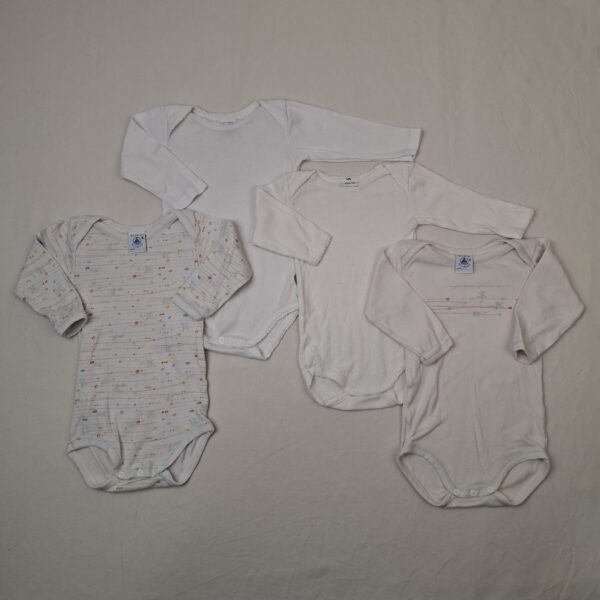 4 bodies - Petit Bateau - 6M