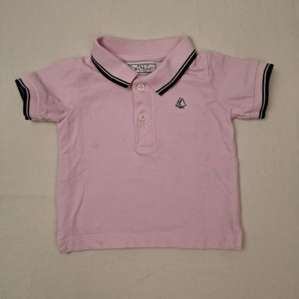 Polo manches courtes - Petit Bateau - 6M