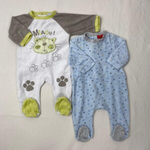 2 pyjamas 1 pièce - Multimarques - 3M